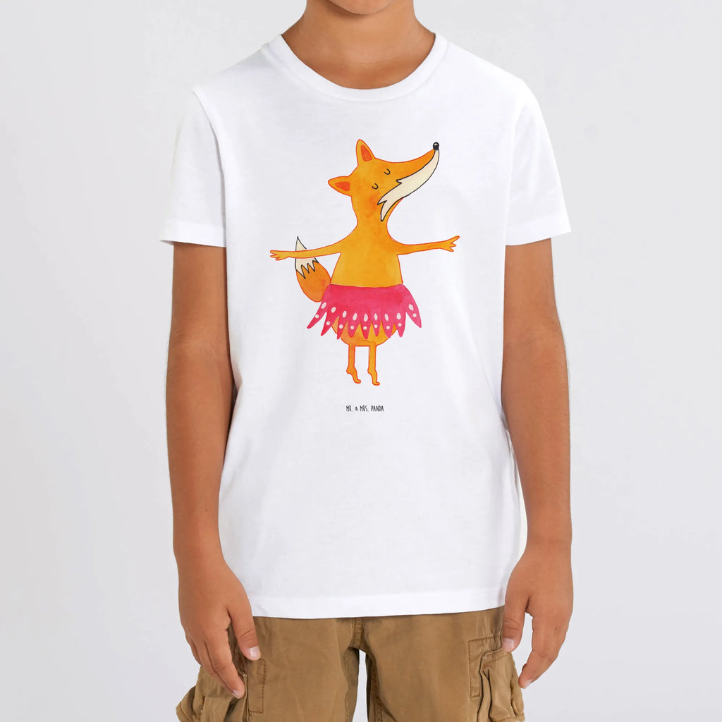 Organic Kinder T-Shirt Fuchs Ballerina Kinder T-Shirt, Kinder T-Shirt Mädchen, Kinder T-Shirt Jungen, Fuchs, Fuchs Spruch, Füchse, Füchsin, Ballerina, Ballett, Tänzerin, Tanzen, Party, Einladung, Geburtstag