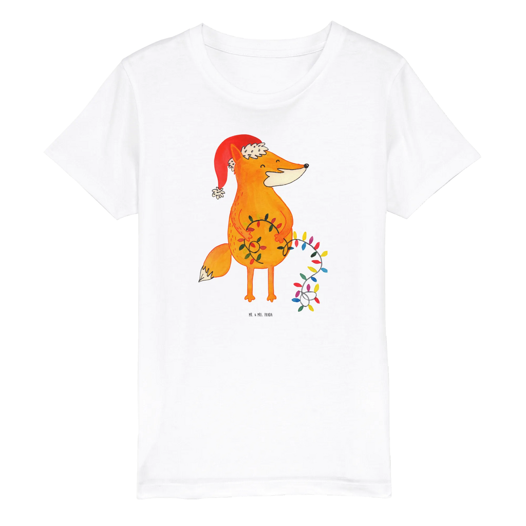 Organic Kinder T-Shirt Fuchs Weihnachten Kinder T-Shirt, Kinder T-Shirt Mädchen, Kinder T-Shirt Jungen, Winter, Weihnachten, Weihnachtsdeko, Nikolaus, Advent, Heiligabend, Wintermotiv, Fuchs, Füchse, Spruch schön, Geschenk Weihnachten, Weihnachtsmann, Weihnachtszeit