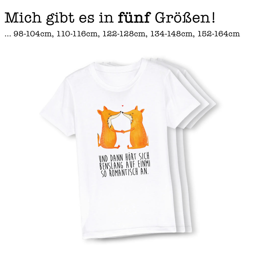 Organic Kinder T-Shirt Füchse Liebe Kinder T-Shirt, Kinder T-Shirt Mädchen, Kinder T-Shirt Jungen, Fuchs, Füchse, Fox, Liebe, Liebespaar, Paar, Partner, Freundin, Freund, Ehe, Verlobte, Ehemann, Ehefrau, Liebesbeweis