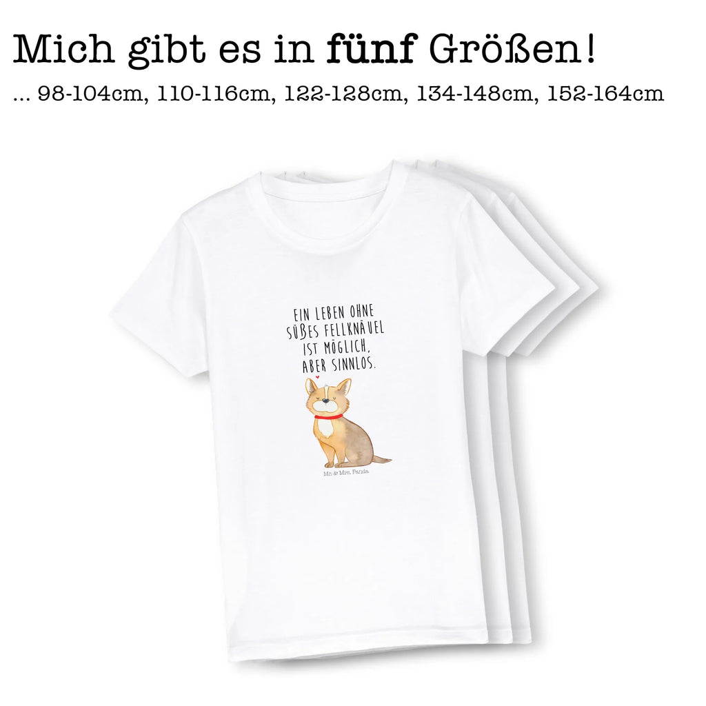 Organic Kinder T-Shirt Hundeglück Kinder T-Shirt, Kinder T-Shirt Mädchen, Kinder T-Shirt Jungen, Hund, Hundemotiv, Haustier, Hunderasse, Tierliebhaber, Hundebesitzer, Sprüche, Corgie, Hundeliebe, Spruch, Hundemama, Liebe