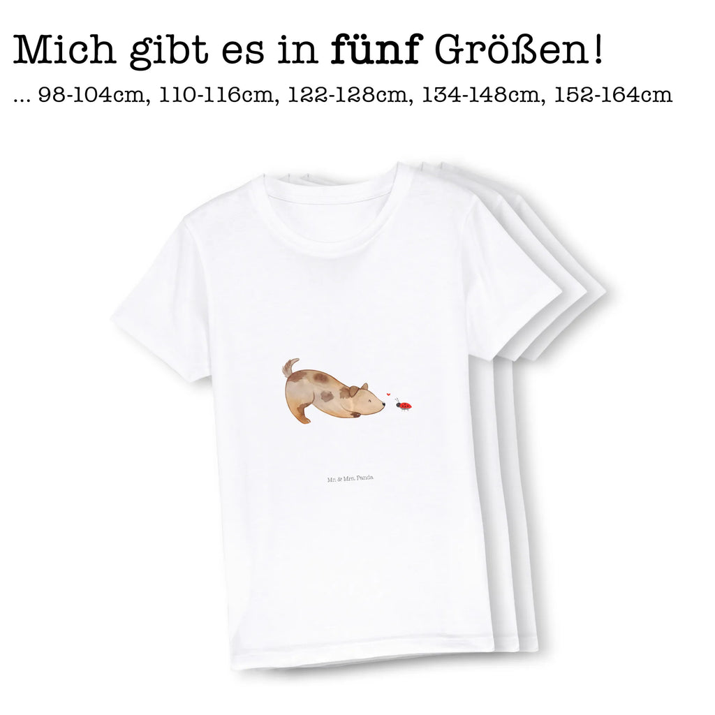 Organic Kinder T-Shirt Hund Marienkäfer Kinder T-Shirt, Kinder T-Shirt Mädchen, Kinder T-Shirt Jungen, Hund, Hundemotiv, Haustier, Hunderasse, Tierliebhaber, Hundebesitzer, Sprüche, Hunde, Hundespruch, Marienkäfer, Mischling, Mischlinghund