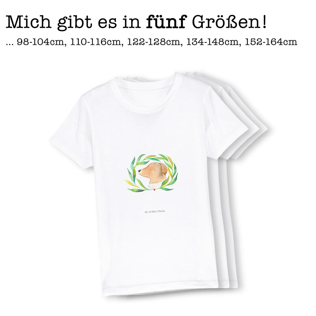 Organic Kinder T-Shirt Hund Blumen Kinder T-Shirt, Kinder T-Shirt Mädchen, Kinder T-Shirt Jungen, Hund, Hundemotiv, Haustier, Hunderasse, Tierliebhaber, Hundebesitzer, Sprüche, Ranke, Therapie, Selbsttherapie, Hundeliebe, Hundeglück, Hunde