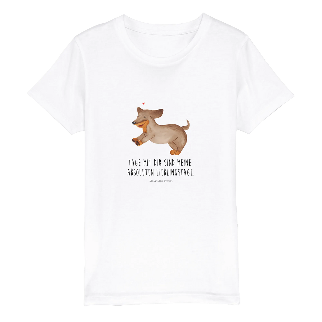 Organic Kinder T-Shirt Hund Dackel Kinder T-Shirt, Kinder T-Shirt Mädchen, Kinder T-Shirt Jungen, Hund, Hundemotiv, Haustier, Hunderasse, Tierliebhaber, Hundebesitzer, Sprüche, Hunde, Dackel, Dachshund, happy dog