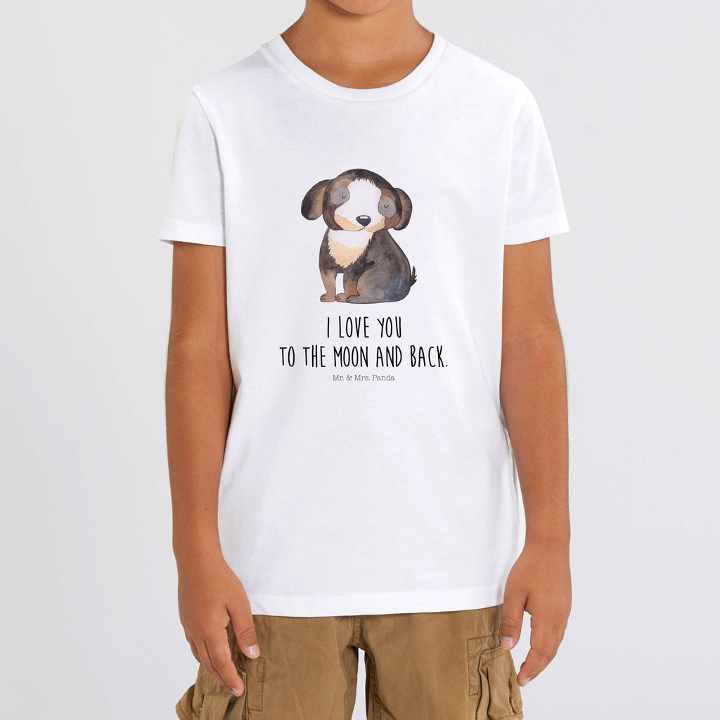 Organic Kinder T-Shirt Hund entspannt Kinder T-Shirt, Kinder T-Shirt Mädchen, Kinder T-Shirt Jungen, Hund, Hundemotiv, Haustier, Hunderasse, Tierliebhaber, Hundebesitzer, Sprüche, schwarzer Hund, Hundeliebe, Liebe, Hundeglück