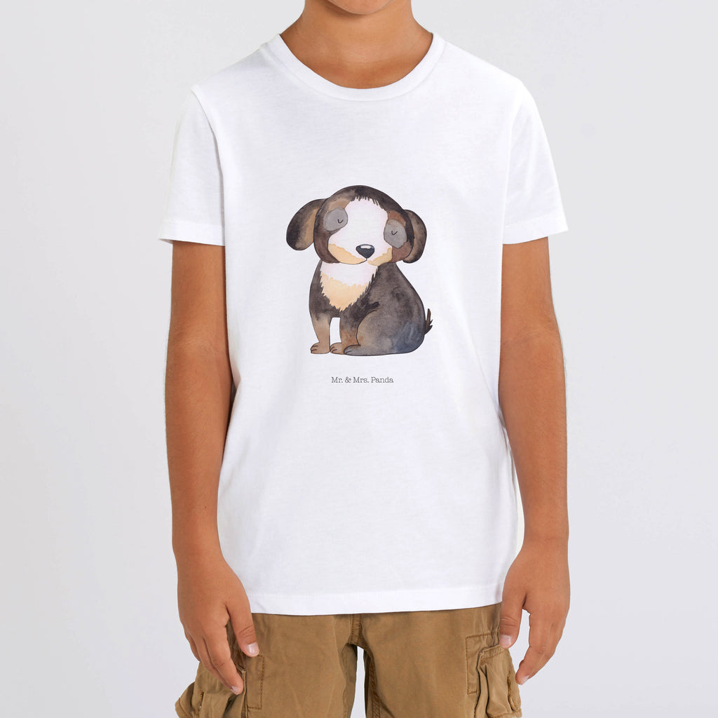 Organic Kinder T-Shirt Hund entspannt Kinder T-Shirt, Kinder T-Shirt Mädchen, Kinder T-Shirt Jungen, Hund, Hundemotiv, Haustier, Hunderasse, Tierliebhaber, Hundebesitzer, Sprüche, schwarzer Hund, Hundeliebe, Liebe, Hundeglück