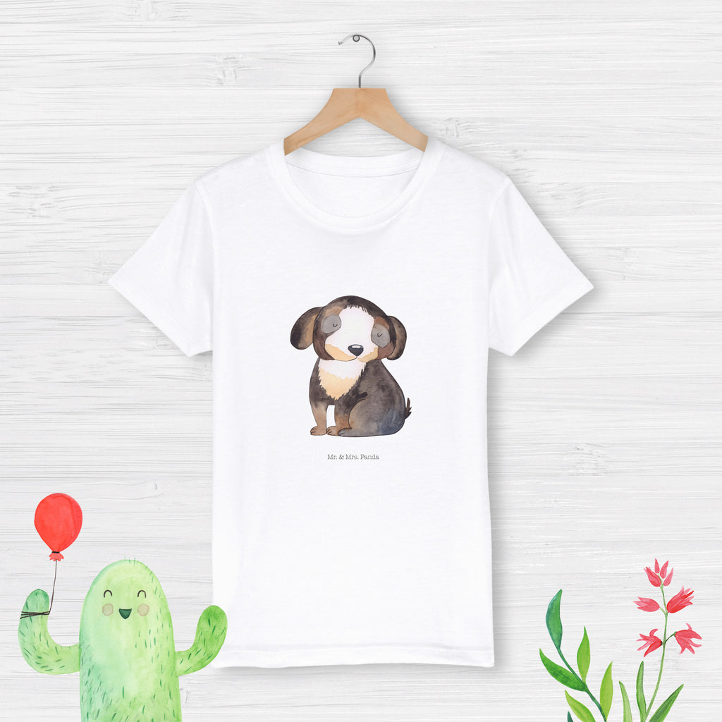 Organic Kinder T-Shirt Hund entspannt Kinder T-Shirt, Kinder T-Shirt Mädchen, Kinder T-Shirt Jungen, Hund, Hundemotiv, Haustier, Hunderasse, Tierliebhaber, Hundebesitzer, Sprüche, schwarzer Hund, Hundeliebe, Liebe, Hundeglück