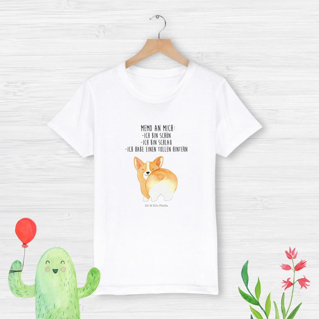 Organic Kinder T-Shirt Corgie Po Kinder T-Shirt, Kinder T-Shirt Mädchen, Kinder T-Shirt Jungen, Hund, Hundemotiv, Haustier, Hunderasse, Tierliebhaber, Hundebesitzer, Sprüche, Corgie, Hundeliebe, Motivation, Selbstliebe, Spruch