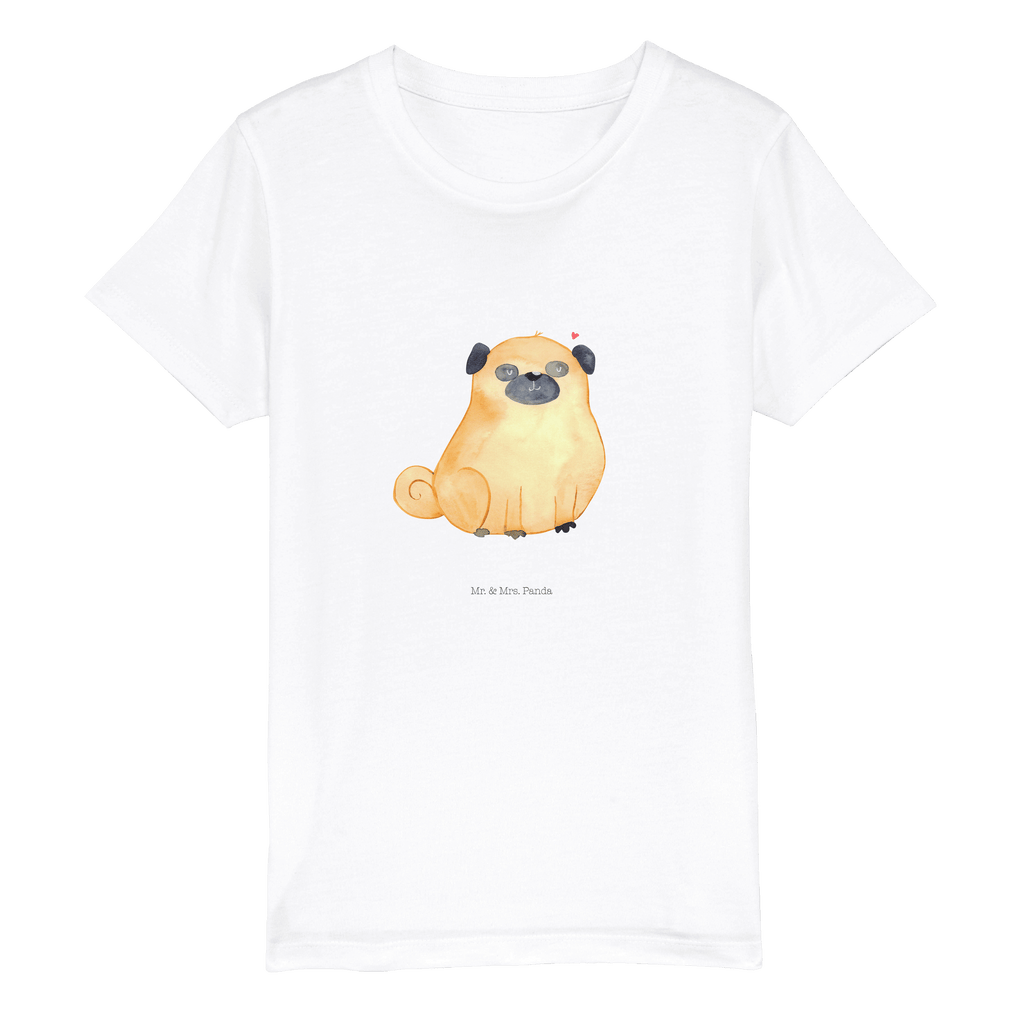 Organic Kinder T-Shirt Mops Kinder T-Shirt, Kinder T-Shirt Mädchen, Kinder T-Shirt Jungen, Hund, Hundemotiv, Haustier, Hunderasse, Tierliebhaber, Hundebesitzer, Sprüche, Mops, Liebe, Hundeliebe