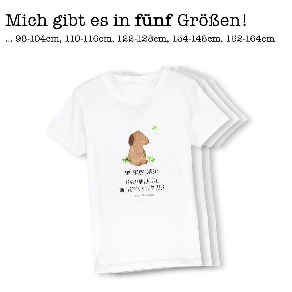 Organic Kinder T-Shirt Hund Kleeblatt Kinder T-Shirt, Kinder T-Shirt Mädchen, Kinder T-Shirt Jungen, Hund, Hundemotiv, Haustier, Hunderasse, Tierliebhaber, Hundebesitzer, Sprüche, Kleeblatt, Glück, Tagträume, Motivation, Neuanfang, Geschenk, Glücksbringer, Selbstliebe, Achtsamkeit