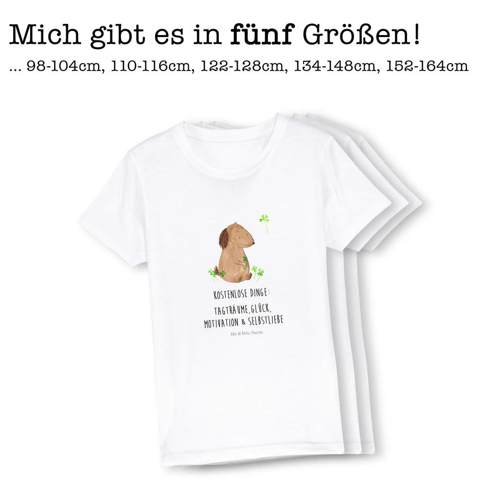 Organic Kinder T-Shirt Hund Kleeblatt Kinder T-Shirt, Kinder T-Shirt Mädchen, Kinder T-Shirt Jungen, Hund, Hundemotiv, Haustier, Hunderasse, Tierliebhaber, Hundebesitzer, Sprüche, Kleeblatt, Glück, Tagträume, Motivation, Neuanfang, Geschenk, Glücksbringer, Selbstliebe, Achtsamkeit