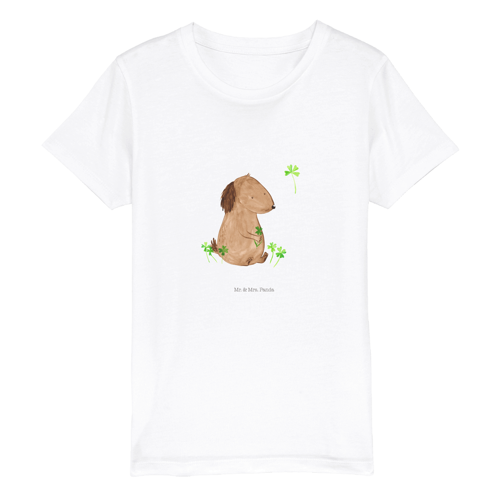 Organic Kinder T-Shirt Hund Kleeblatt Kinder T-Shirt, Kinder T-Shirt Mädchen, Kinder T-Shirt Jungen, Hund, Hundemotiv, Haustier, Hunderasse, Tierliebhaber, Hundebesitzer, Sprüche, Kleeblatt, Glück, Tagträume, Motivation, Neuanfang, Geschenk, Glücksbringer, Selbstliebe, Achtsamkeit