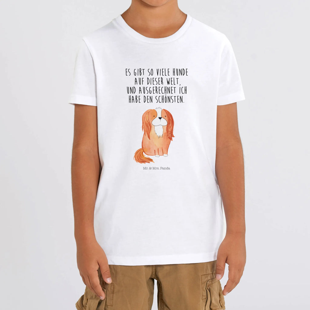 Organic Kinder T-Shirt Cavalier King Charles Spaniel Kinder T-Shirt, Kinder T-Shirt Mädchen, Kinder T-Shirt Jungen, Hund, Hundemotiv, Haustier, Hunderasse, Tierliebhaber, Hundebesitzer, Sprüche, Cavalier King Charles Spaniel, Cockerspaniel, Spaniel, Spruch, schönster Hund