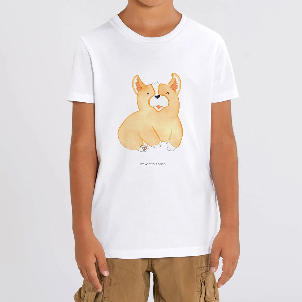 Organic Kinder T-Shirt Corgie Kinder T-Shirt, Kinder T-Shirt Mädchen, Kinder T-Shirt Jungen, Hund, Hundemotiv, Haustier, Hunderasse, Tierliebhaber, Hundebesitzer, Sprüche, Corgie, Welsh Corgie Pembroke, britisch, Motivation, Spruch, Hundespruch, Lebensfreude