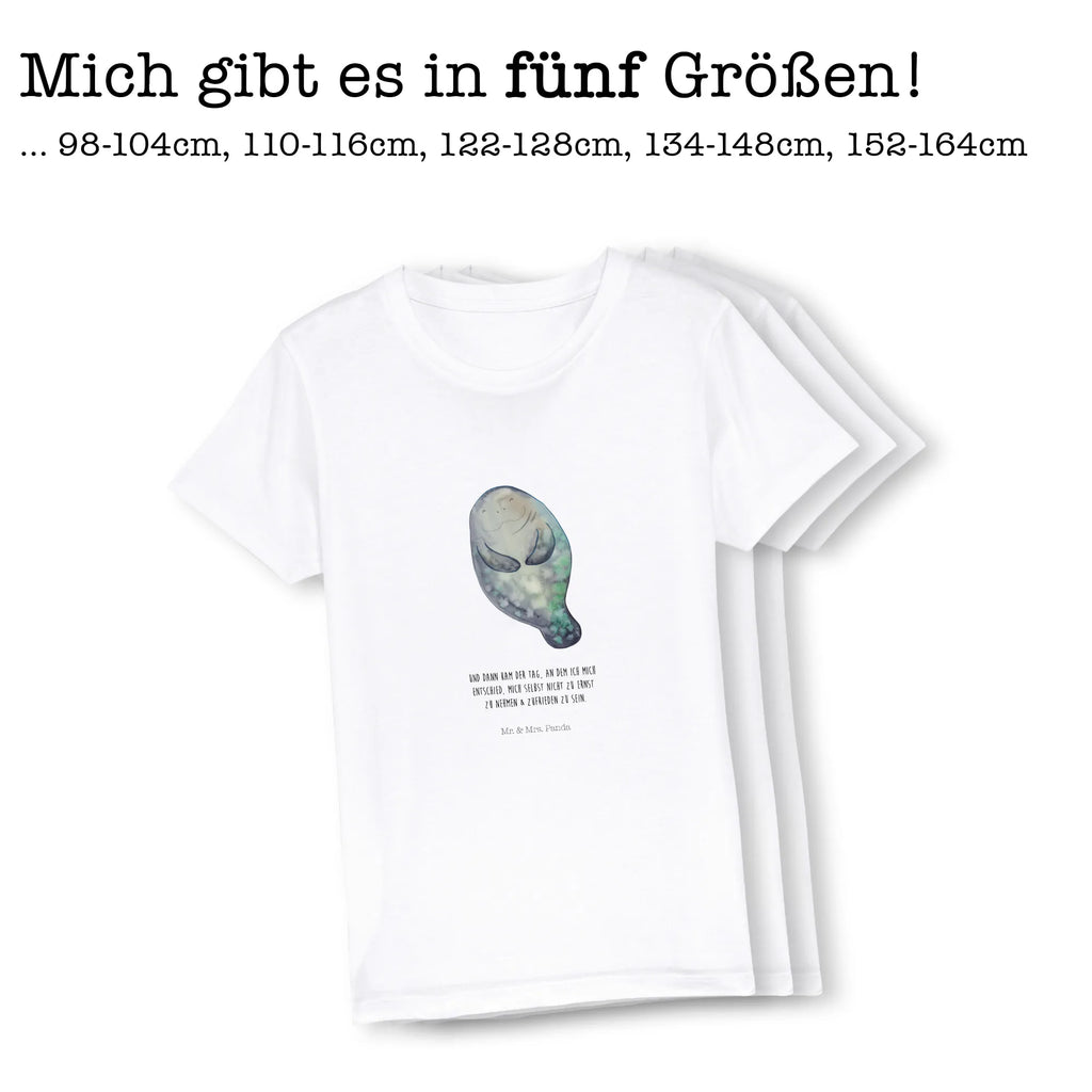 Organic Kinder T-Shirt Seekuh happy Kinder T-Shirt, Kinder T-Shirt Mädchen, Kinder T-Shirt Jungen, Meerestiere, Meer, Urlaub, Seekuh, Seekühe, Selbstliebe, Respekt, Neuanfang, Neustart, Achtsamkeit, Zufrieden, Liebeskummer, Freundin