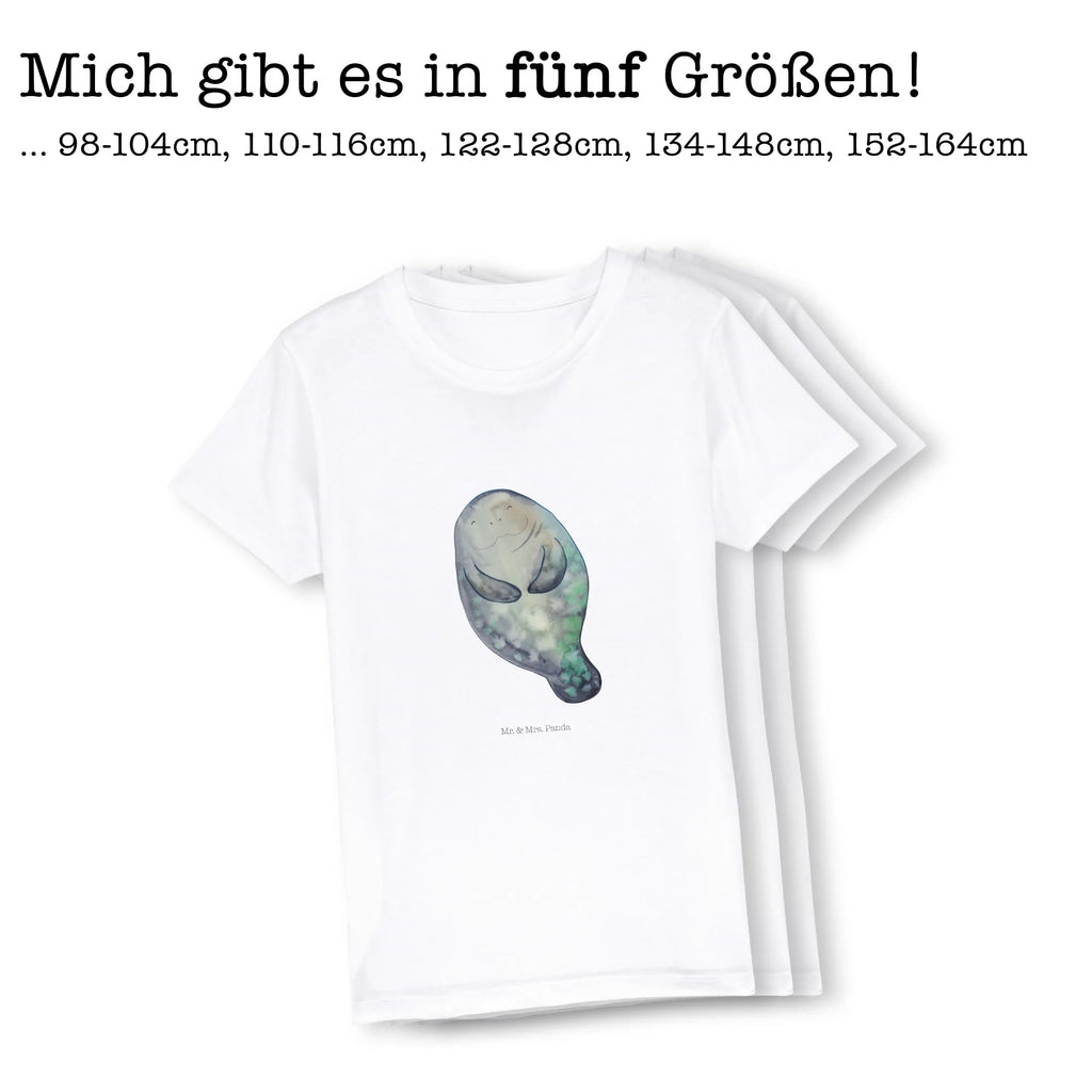 Organic Kinder T-Shirt Seekuh happy Kinder T-Shirt, Kinder T-Shirt Mädchen, Kinder T-Shirt Jungen, Meerestiere, Meer, Urlaub, Seekuh, Seekühe, Selbstliebe, Respekt, Neuanfang, Neustart, Achtsamkeit, Zufrieden, Liebeskummer, Freundin