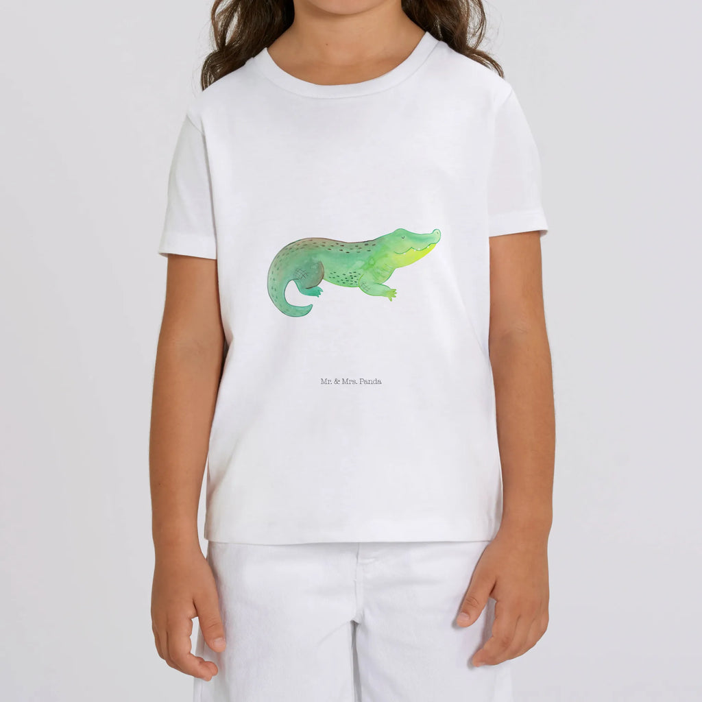 Organic Kinder T-Shirt Krokodil Kinder T-Shirt, Kinder T-Shirt Mädchen, Kinder T-Shirt Jungen, Meerestiere, Meer, Urlaub, Krokodil, Krokodile, verrückt sein, spontan sein, Abenteuerlust, Reiselust, Freundin, beste Freundin, Lieblingsmensch