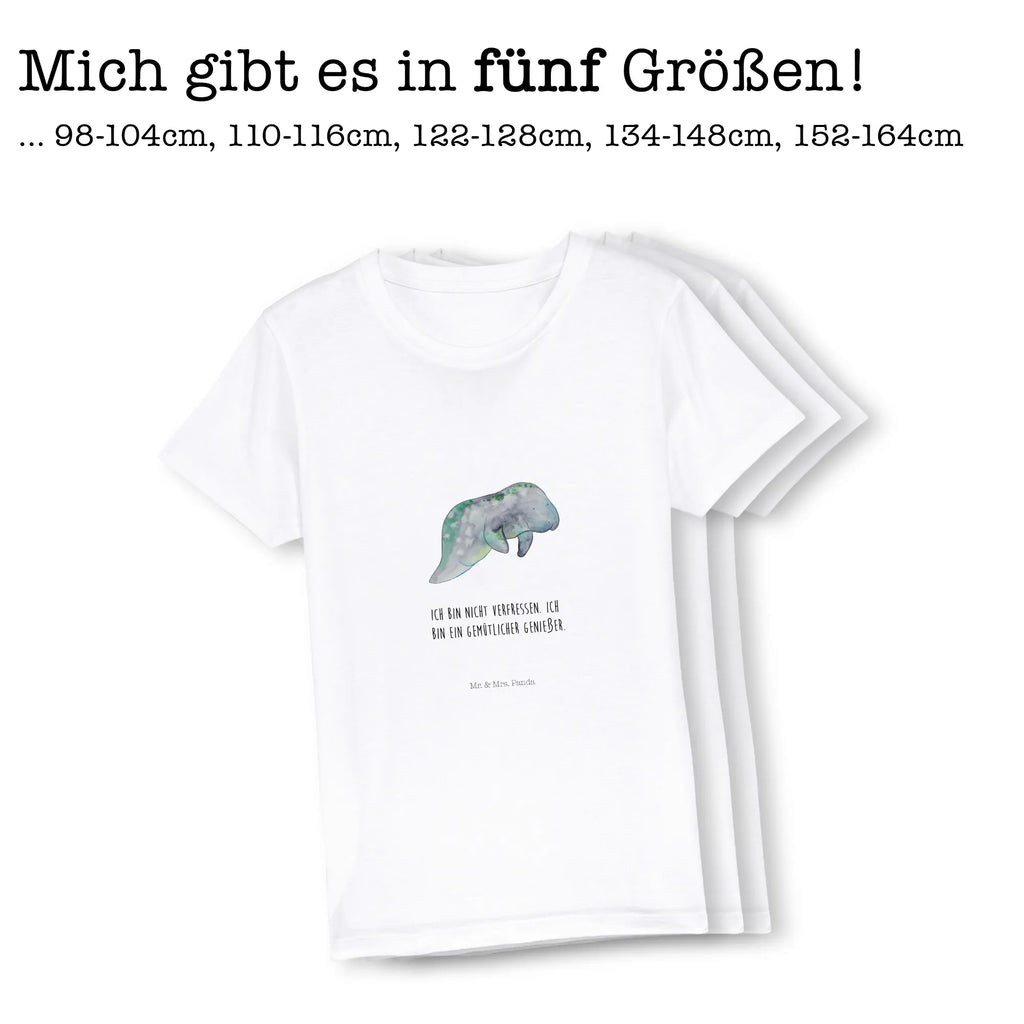 Organic Kinder T-Shirt Seekuh Chillen Kinder T-Shirt, Kinder T-Shirt Mädchen, Kinder T-Shirt Jungen, Meerestiere, Meer, Urlaub, Seekuh, Seekühe, Diät, Abnehmen, Zucker, Diätwahn, Essen, Süßigkeiten