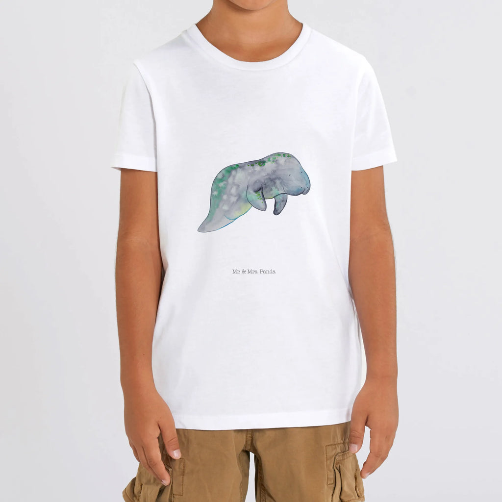 Organic Kinder T-Shirt Seekuh Chillen Kinder T-Shirt, Kinder T-Shirt Mädchen, Kinder T-Shirt Jungen, Meerestiere, Meer, Urlaub, Seekuh, Seekühe, Diät, Abnehmen, Zucker, Diätwahn, Essen, Süßigkeiten