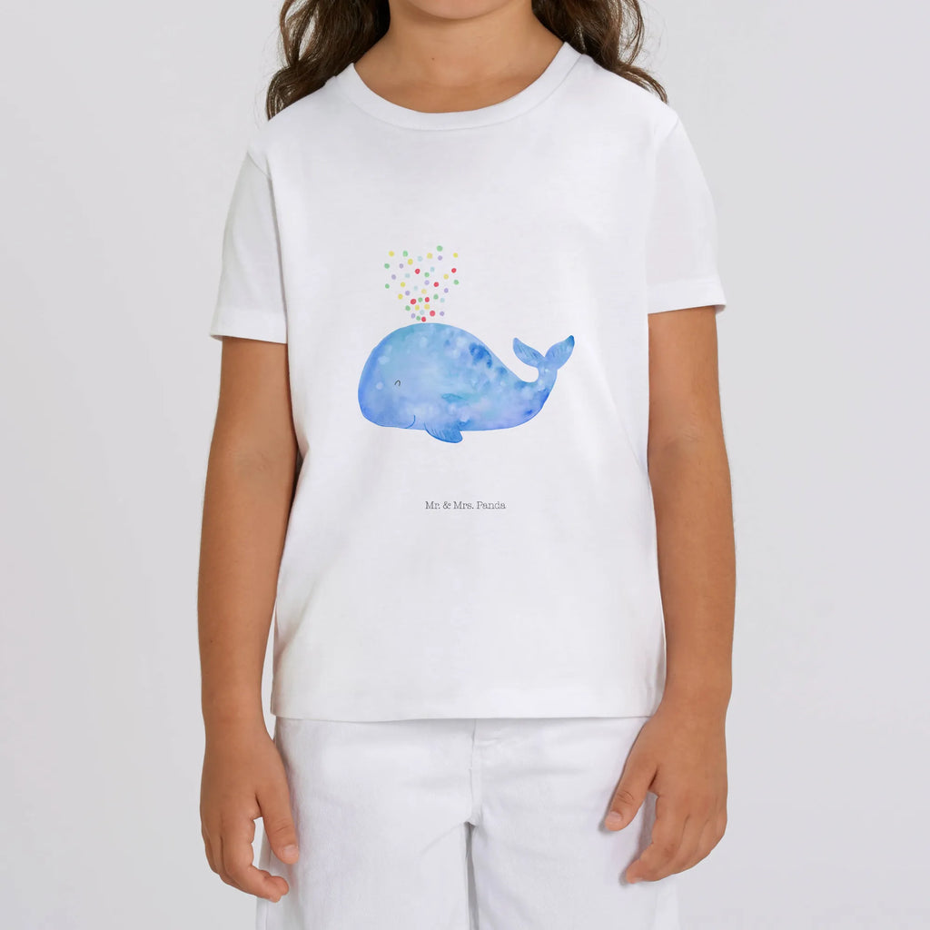 Organic Kinder T-Shirt Wal Konfetti Kinder T-Shirt, Kinder T-Shirt Mädchen, Kinder T-Shirt Jungen, Meerestiere, Meer, Urlaub, Wal, Konfetti, Wale, Motivation, Neuanfang, Trennung, Diät, Abnehmen, Neustart, Lebensabschnitt, Geburtstag