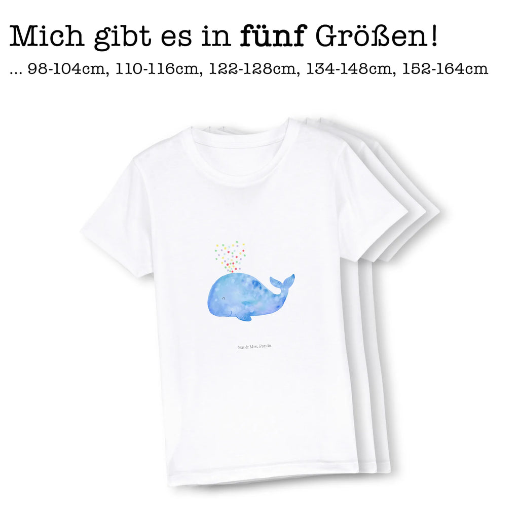 Organic Kinder T-Shirt Wal Konfetti Kinder T-Shirt, Kinder T-Shirt Mädchen, Kinder T-Shirt Jungen, Meerestiere, Meer, Urlaub, Wal, Konfetti, Wale, Motivation, Neuanfang, Trennung, Diät, Abnehmen, Neustart, Lebensabschnitt, Geburtstag