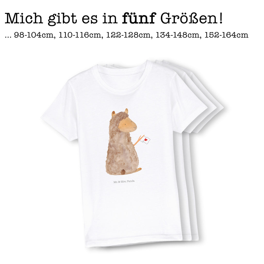 Organic Kinder T-Shirt Alpaka Fahne Kinder T-Shirt, Kinder T-Shirt Mädchen, Kinder T-Shirt Jungen, Alpaka, Lama, Alpakas, Lamas, Liebe