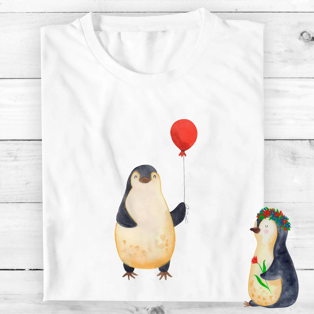 Organic Kinder T-Shirt Pinguin Luftballon Kinder T-Shirt, Kinder T-Shirt Mädchen, Kinder T-Shirt Jungen, Pinguin, Pinguine, Luftballon, Tagträume, Lebenslust, Geschenk Freundin, Geschenkidee, beste Freundin, Motivation, Neustart, neues Leben, Liebe, Glück