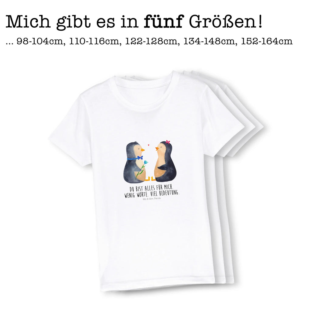 Organic Kinder T-Shirt Pinguin Pärchen Kinder T-Shirt, Kinder T-Shirt Mädchen, Kinder T-Shirt Jungen, Pinguin, Pinguine, Liebe, Liebespaar, Liebesbeweis, Liebesgeschenk, Verlobung, Jahrestag, Hochzeitstag, Hochzeit, Hochzeitsgeschenk, große Liebe, Traumpaar