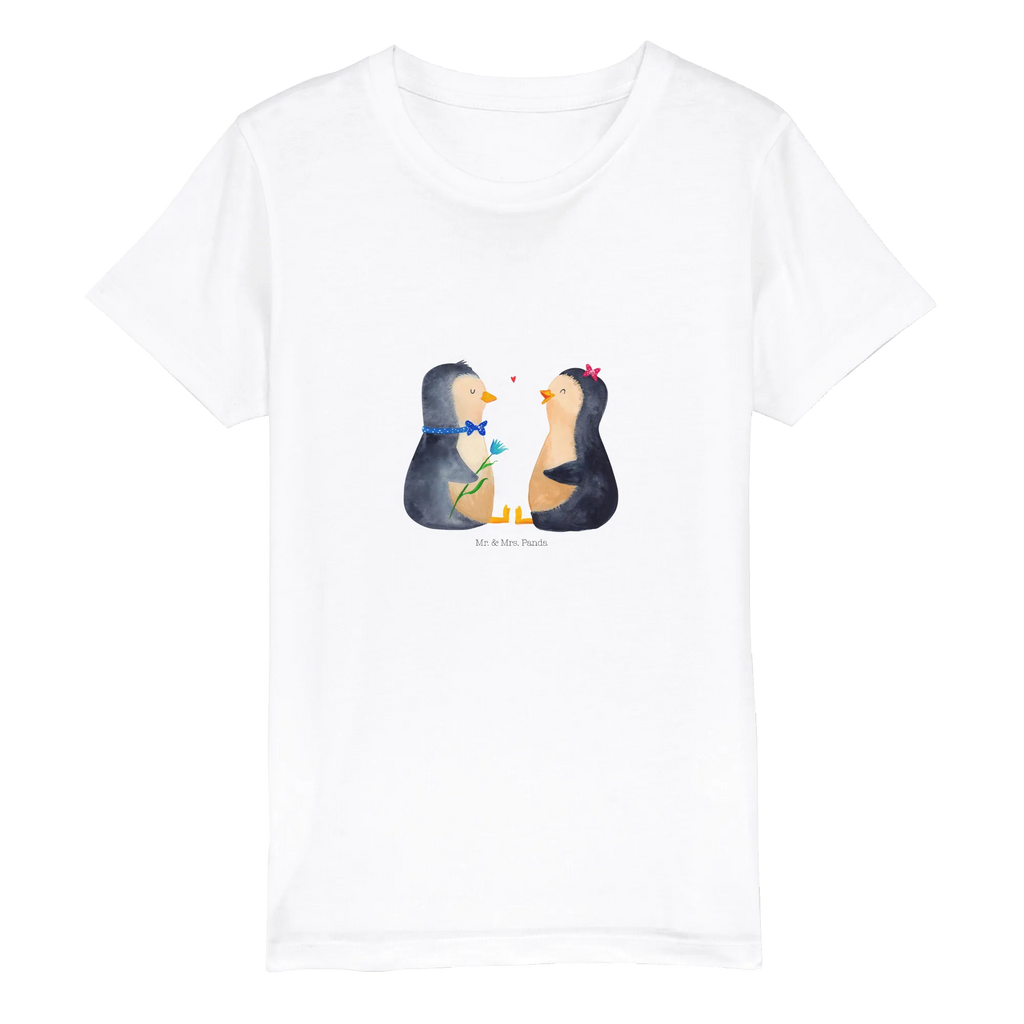 Organic Kinder T-Shirt Pinguin Pärchen Kinder T-Shirt, Kinder T-Shirt Mädchen, Kinder T-Shirt Jungen, Pinguin, Pinguine, Liebe, Liebespaar, Liebesbeweis, Liebesgeschenk, Verlobung, Jahrestag, Hochzeitstag, Hochzeit, Hochzeitsgeschenk, große Liebe, Traumpaar