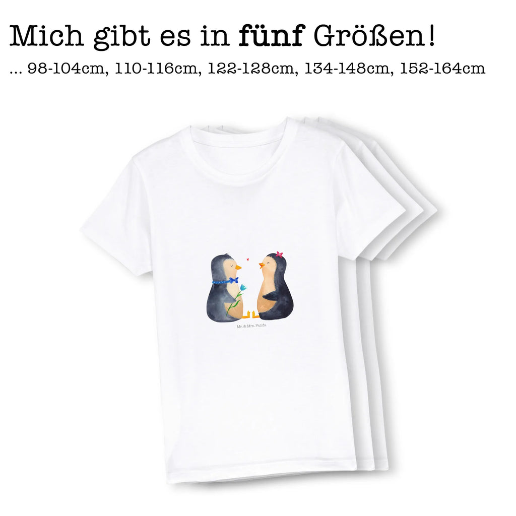 Organic Kinder T-Shirt Pinguin Pärchen Kinder T-Shirt, Kinder T-Shirt Mädchen, Kinder T-Shirt Jungen, Pinguin, Pinguine, Liebe, Liebespaar, Liebesbeweis, Liebesgeschenk, Verlobung, Jahrestag, Hochzeitstag, Hochzeit, Hochzeitsgeschenk, große Liebe, Traumpaar