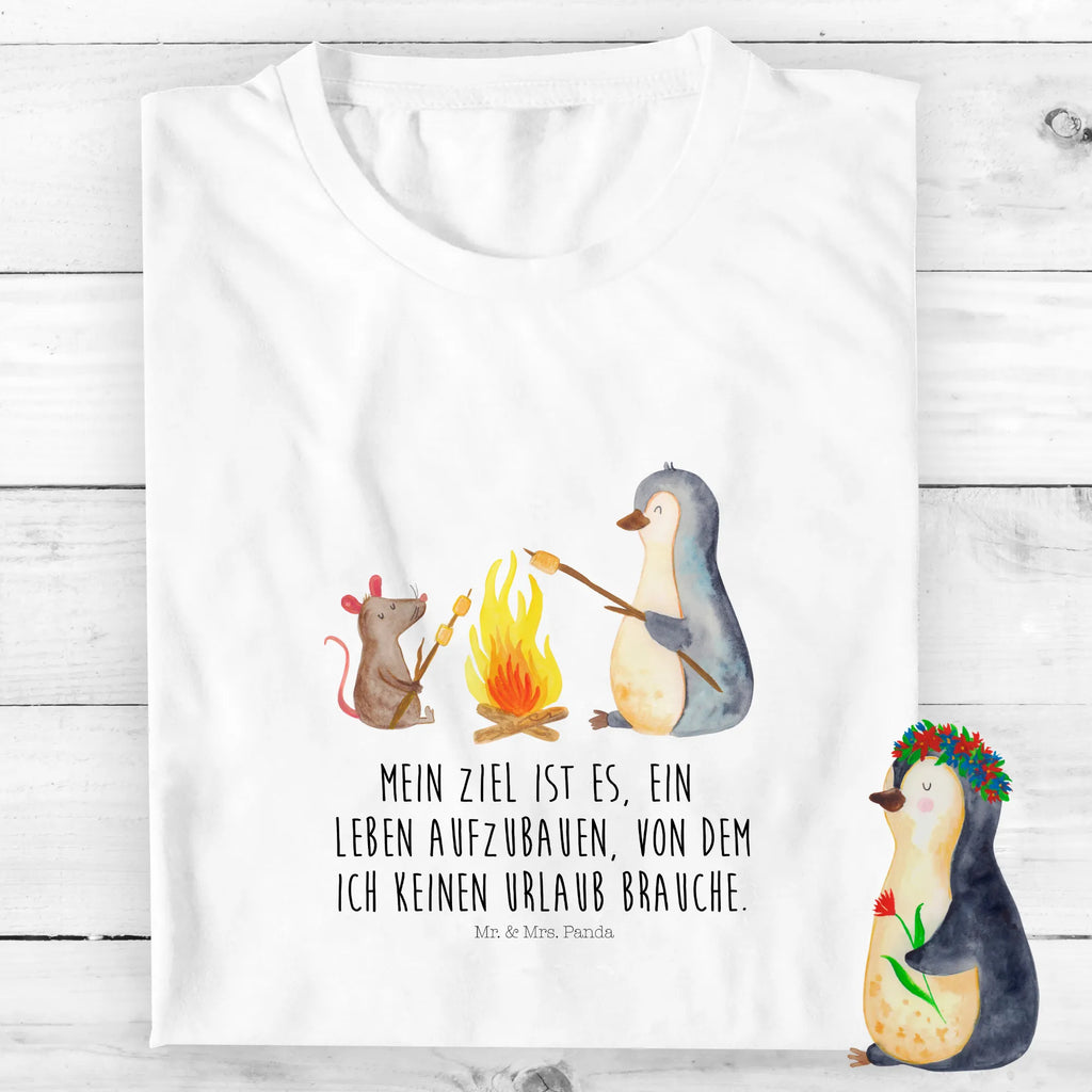 Organic Kinder T-Shirt Pinguin Lagerfeuer Kinder T-Shirt, Kinder T-Shirt Mädchen, Kinder T-Shirt Jungen, Pinguin, Maus, Pinguine, Lagerfeuer, Leben, Arbeit, Job, Motivation, Büro, Büroalltag, Lebensspruch, Lebensmotivation, Neustart, Liebe, grillen, Feuer, Marshmallows