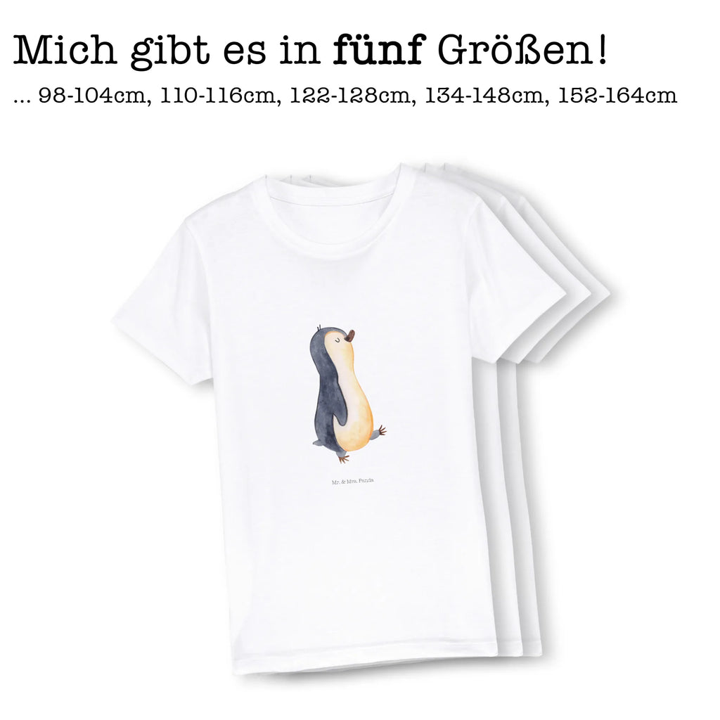 Organic Kinder T-Shirt Pinguin marschieren Kinder T-Shirt, Kinder T-Shirt Mädchen, Kinder T-Shirt Jungen, Pinguin, Pinguine, Frühaufsteher, Langschläfer, Bruder, Schwester, Familie