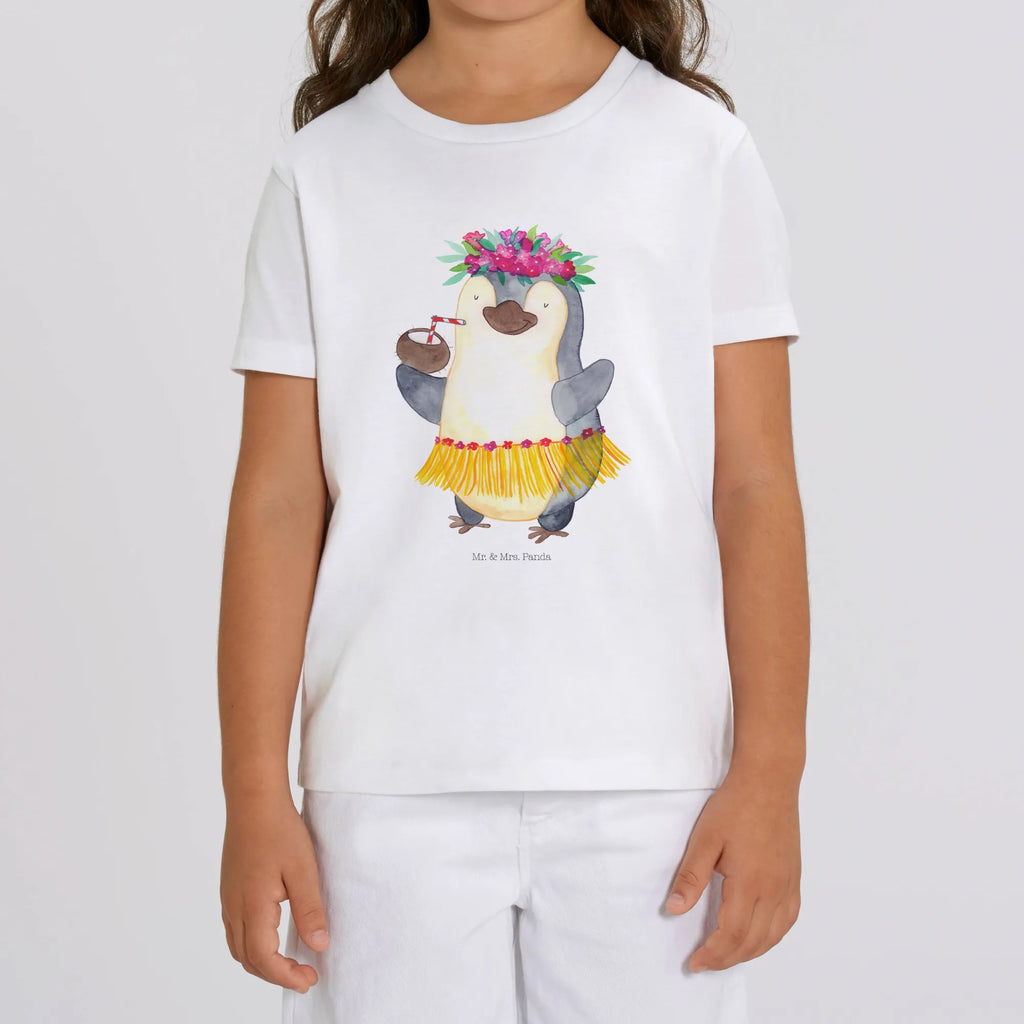 Organic Kinder T-Shirt Pinguin Kokosnuss Kinder T-Shirt, Kinder T-Shirt Mädchen, Kinder T-Shirt Jungen, Pinguin, Aloha, Hawaii, Urlaub, Kokosnuss, Pinguine