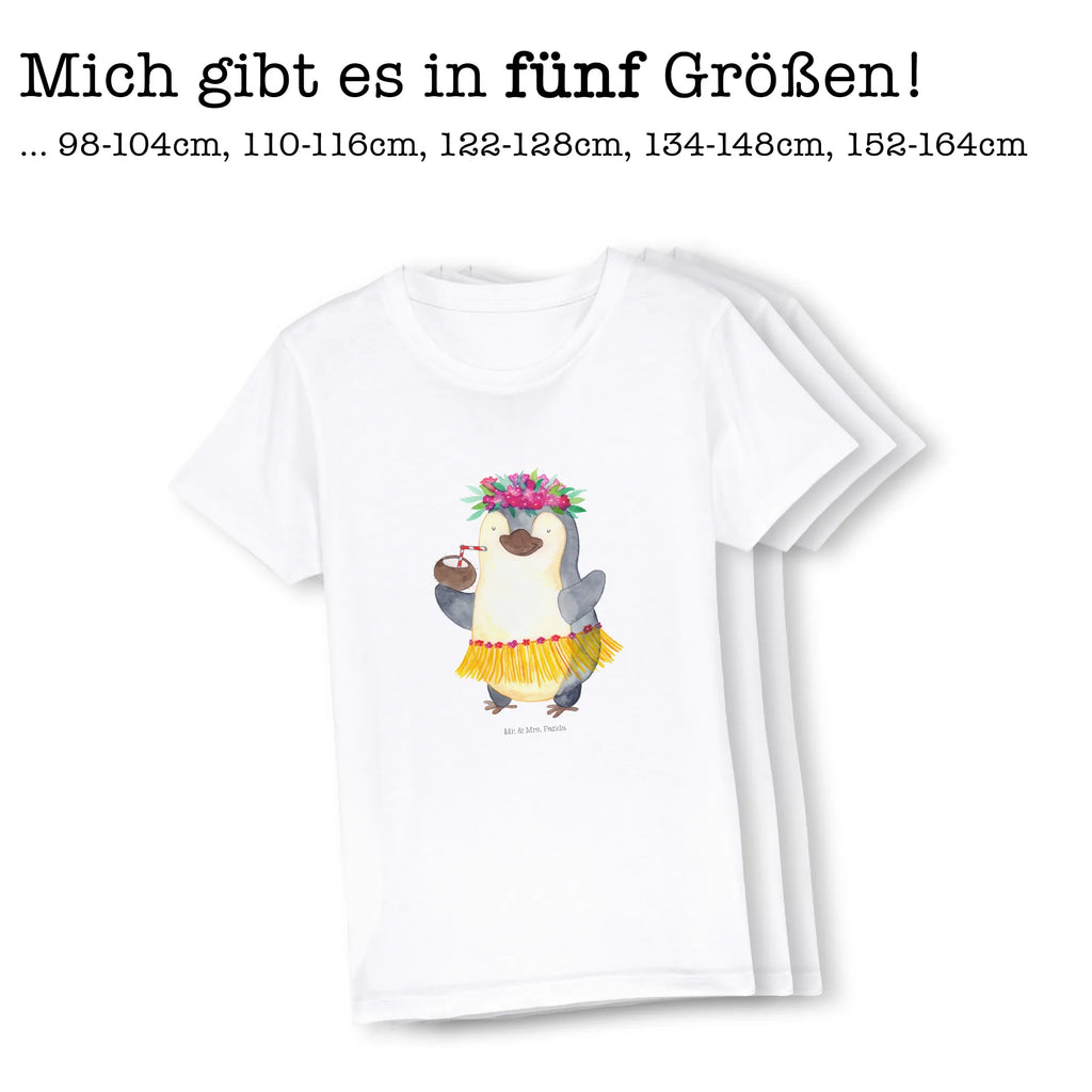 Organic Kinder T-Shirt Pinguin Kokosnuss Kinder T-Shirt, Kinder T-Shirt Mädchen, Kinder T-Shirt Jungen, Pinguin, Aloha, Hawaii, Urlaub, Kokosnuss, Pinguine