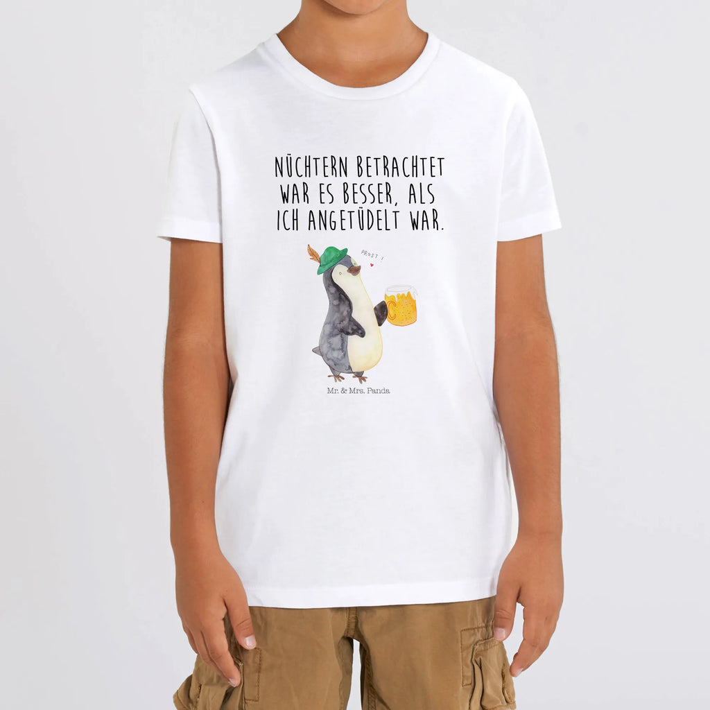 Organic Kinder T-Shirt Pinguin Bier Kinder T-Shirt, Kinder T-Shirt Mädchen, Kinder T-Shirt Jungen, Pinguin, Pinguine, Bier, Oktoberfest