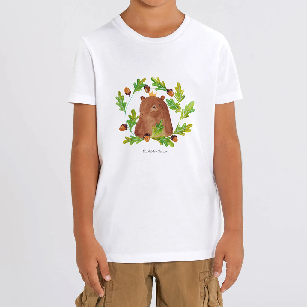 Organic Kinder T-Shirt Bär König Kinder T-Shirt, Kinder T-Shirt Mädchen, Kinder T-Shirt Jungen, Bär, Teddy, Teddybär, Papa, Papa Bär, bester Vater, bester Papa, weltbester Papa, Vatertag, Vater, Dad, Daddy, Papi