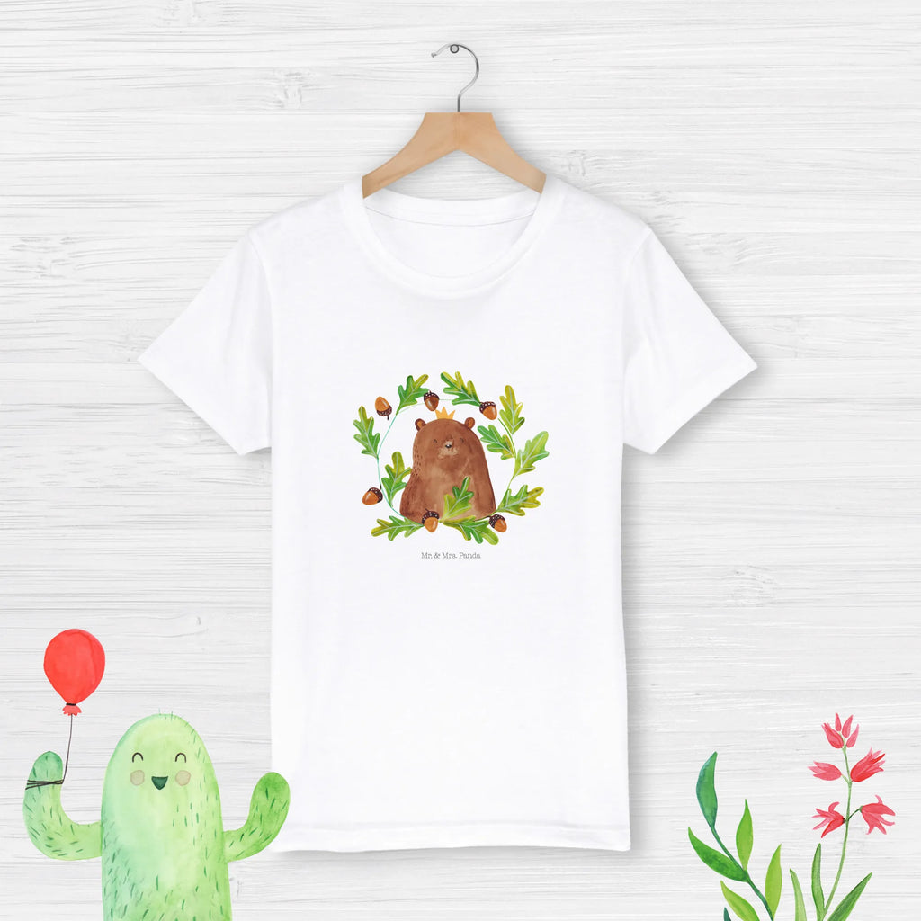 Organic Kinder T-Shirt Bär König Kinder T-Shirt, Kinder T-Shirt Mädchen, Kinder T-Shirt Jungen, Bär, Teddy, Teddybär, Papa, Papa Bär, bester Vater, bester Papa, weltbester Papa, Vatertag, Vater, Dad, Daddy, Papi