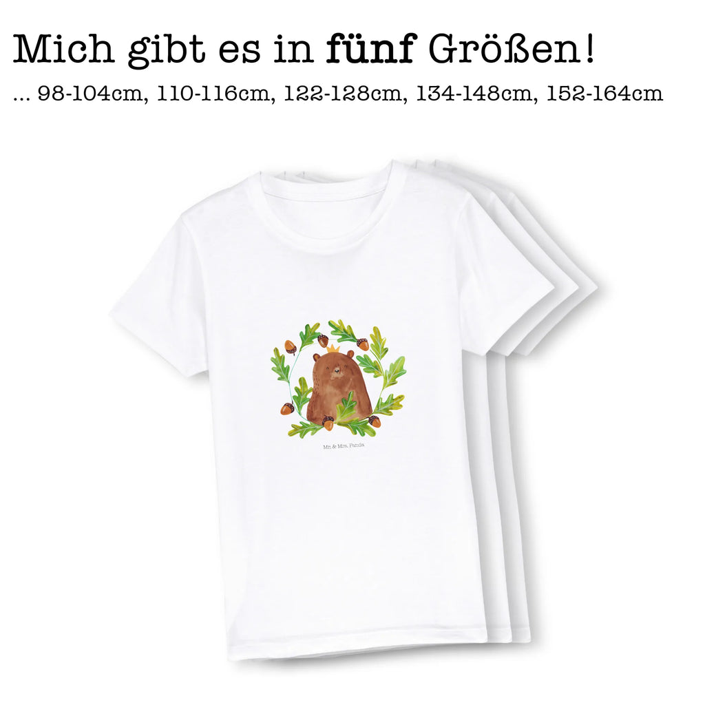 Organic Kinder T-Shirt Bär König Kinder T-Shirt, Kinder T-Shirt Mädchen, Kinder T-Shirt Jungen, Bär, Teddy, Teddybär, Papa, Papa Bär, bester Vater, bester Papa, weltbester Papa, Vatertag, Vater, Dad, Daddy, Papi