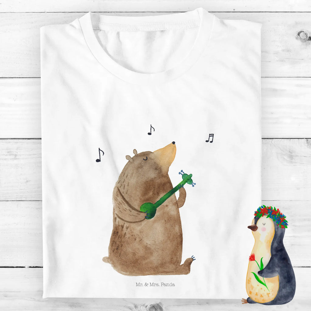 Organic Kinder T-Shirt Bär Gitarre Kinder T-Shirt, Kinder T-Shirt Mädchen, Kinder T-Shirt Jungen, Bär, Teddy, Teddybär