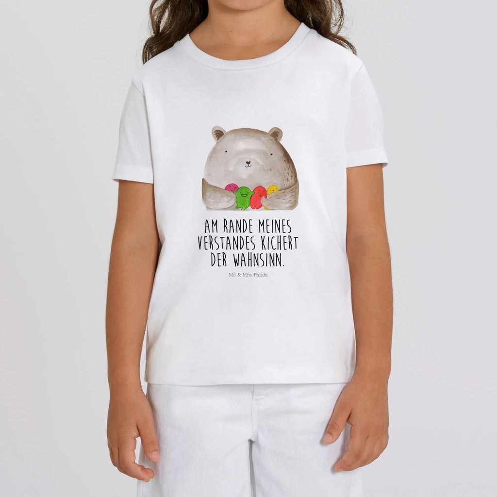 Organic Kinder T-Shirt Bär Gefühl Kinder T-Shirt, Kinder T-Shirt Mädchen, Kinder T-Shirt Jungen, Bär, Teddy, Teddybär, Wahnsinn, Verrückt, Durchgedreht