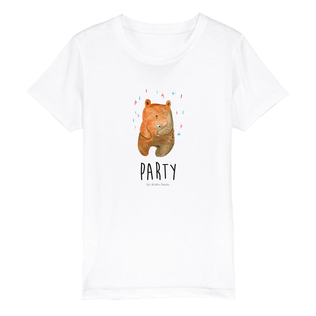 Organic Kinder T-Shirt Bär Party Kinder T-Shirt, Kinder T-Shirt Mädchen, Kinder T-Shirt Jungen, Bär, Teddy, Teddybär, Geburtstag, Geburtstagsgeschenk, Geschenk, Party, Feiern, Abfeiern, Mitbringsel, Gute Laune, Lustig