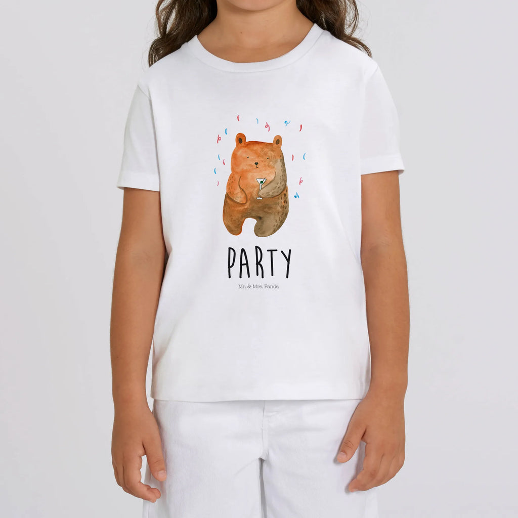 Organic Kinder T-Shirt Bär Party Kinder T-Shirt, Kinder T-Shirt Mädchen, Kinder T-Shirt Jungen, Bär, Teddy, Teddybär, Geburtstag, Geburtstagsgeschenk, Geschenk, Party, Feiern, Abfeiern, Mitbringsel, Gute Laune, Lustig