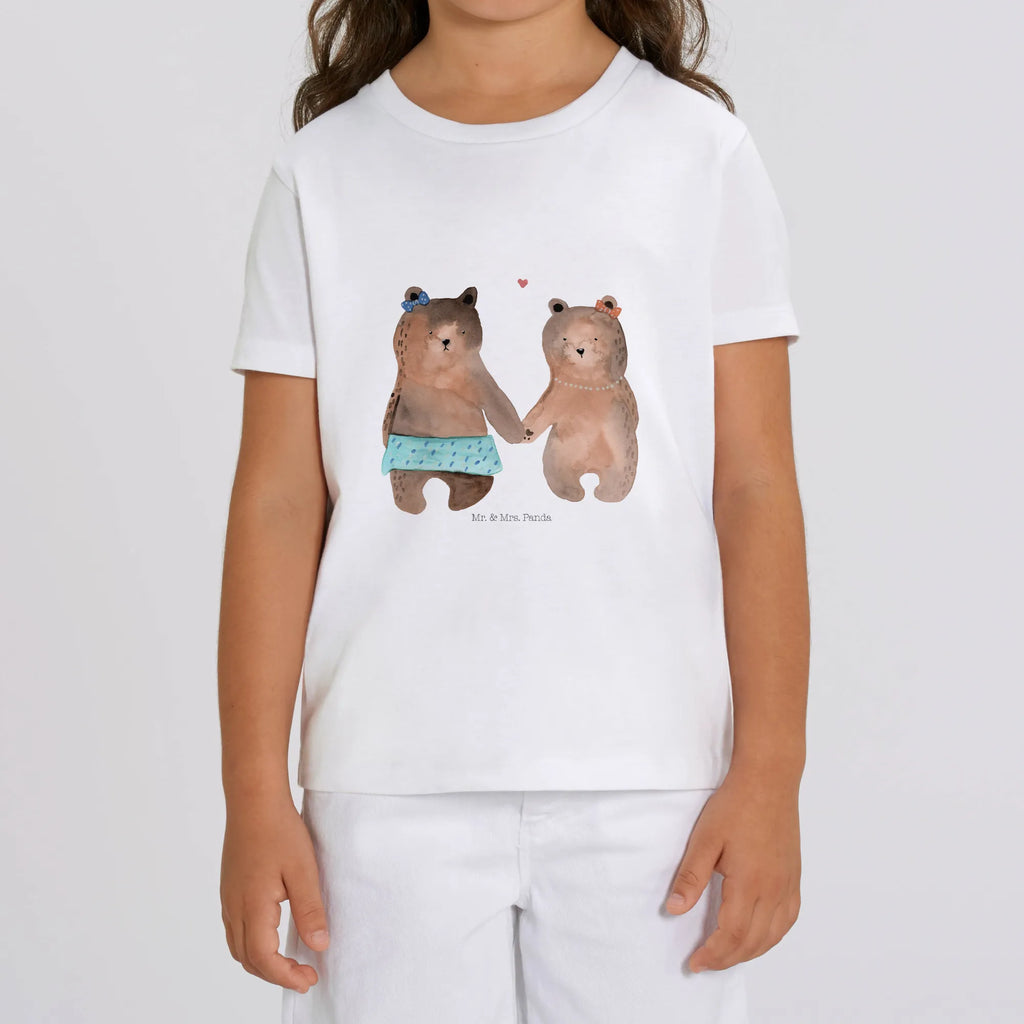 Organic Kinder T-Shirt Bär Freundin Kinder T-Shirt, Kinder T-Shirt Mädchen, Kinder T-Shirt Jungen, Bär, Teddy, Teddybär, Bär Freundin Beste Freund Liebe Liebesbeweis Verliebt Kumpel Kumpeliene