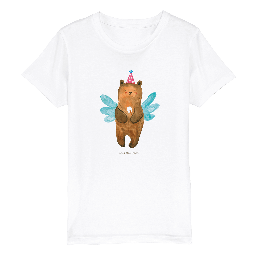 Organic Kinder T-Shirt Zahnfee Bär Kinder T-Shirt, Kinder T-Shirt Mädchen, Kinder T-Shirt Jungen, Bär, Teddy, Teddybär, Zahnfee, Fee, Milchzahn, Erster Zahn