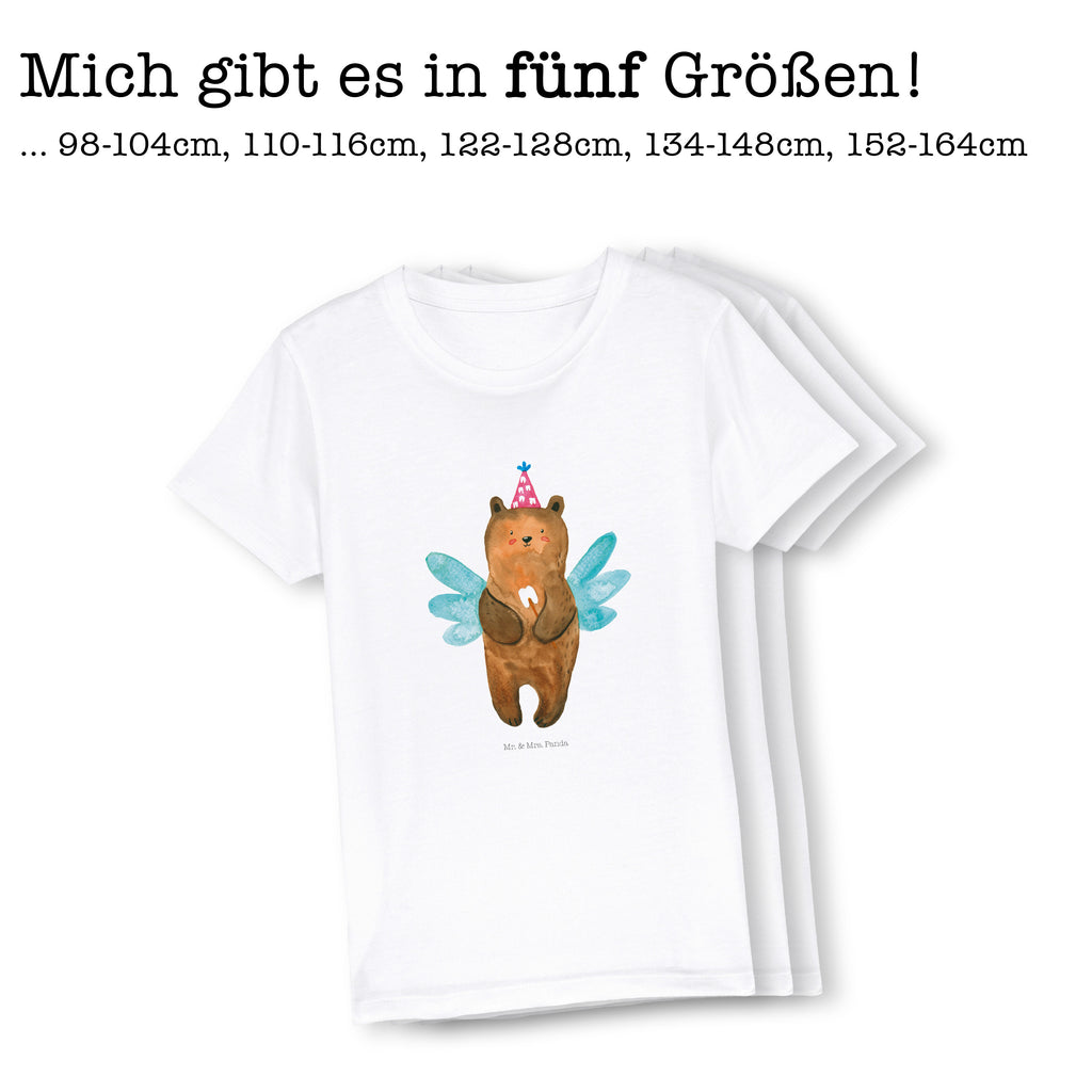 Organic Kinder T-Shirt Zahnfee Bär Kinder T-Shirt, Kinder T-Shirt Mädchen, Kinder T-Shirt Jungen, Bär, Teddy, Teddybär, Zahnfee, Fee, Milchzahn, Erster Zahn