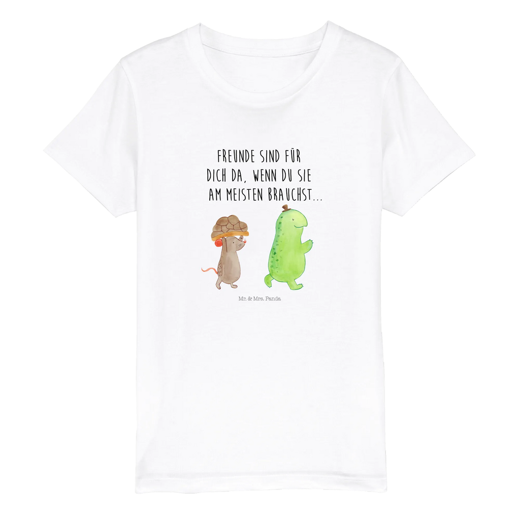 Organic Kinder T-Shirt Schildkröte & Maus Kinder T-Shirt, Kinder T-Shirt Mädchen, Kinder T-Shirt Jungen, Schildkröte, Maus, Freunde, Freundinnen, beste Freunde, beste Freundinnen