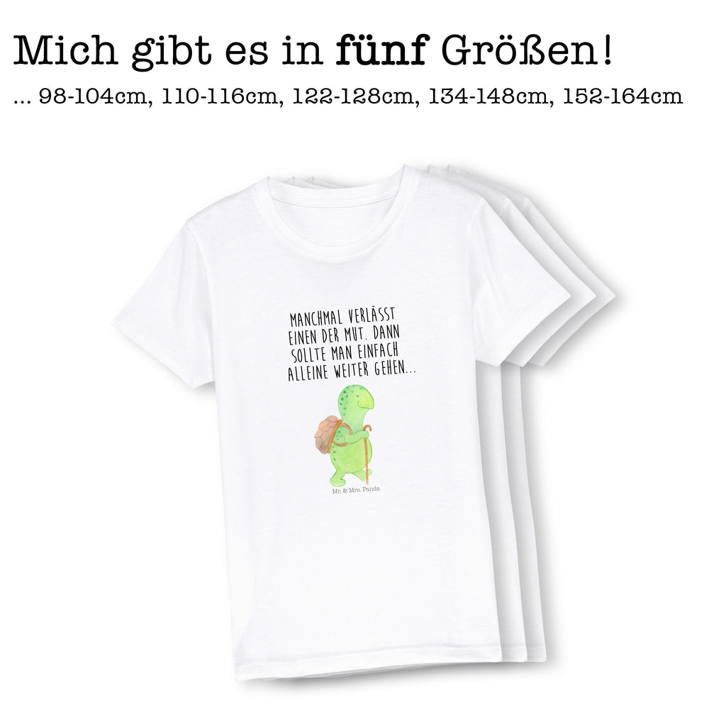 Organic Kinder T-Shirt Schildkröte Wanderer Kinder T-Shirt, Kinder T-Shirt Mädchen, Kinder T-Shirt Jungen, Schildkröte, Schildkröten, Motivation, Motivationsspruch, Motivationssprüche, Neuanfang