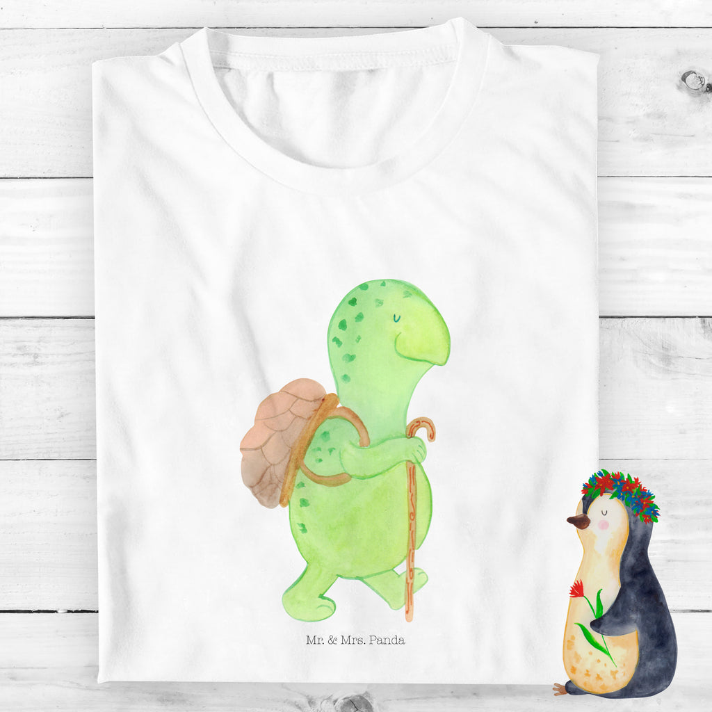 Organic Kinder T-Shirt Schildkröte Wanderer Kinder T-Shirt, Kinder T-Shirt Mädchen, Kinder T-Shirt Jungen, Schildkröte, Schildkröten, Motivation, Motivationsspruch, Motivationssprüche, Neuanfang