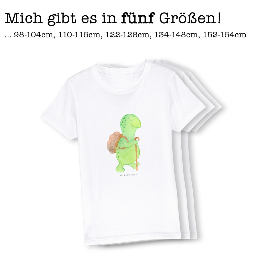 Organic Kinder T-Shirt Schildkröte Wanderer Kinder T-Shirt, Kinder T-Shirt Mädchen, Kinder T-Shirt Jungen, Schildkröte, Schildkröten, Motivation, Motivationsspruch, Motivationssprüche, Neuanfang