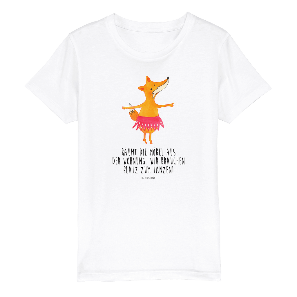 Organic Kinder T-Shirt Fuchs Ballerina Kinder T-Shirt, Kinder T-Shirt Mädchen, Kinder T-Shirt Jungen, Fuchs, Fuchs Spruch, Füchse, Füchsin, Ballerina, Ballett, Tänzerin, Tanzen, Party, Einladung, Geburtstag