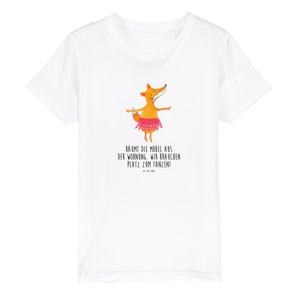 Organic Kinder T-Shirt Fuchs Ballerina Kinder T-Shirt, Kinder T-Shirt Mädchen, Kinder T-Shirt Jungen, Fuchs, Fuchs Spruch, Füchse, Füchsin, Ballerina, Ballett, Tänzerin, Tanzen, Party, Einladung, Geburtstag